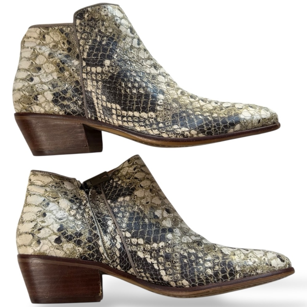 Sam Edelman Petty Roccia Python Pointed Leather A… - image 3